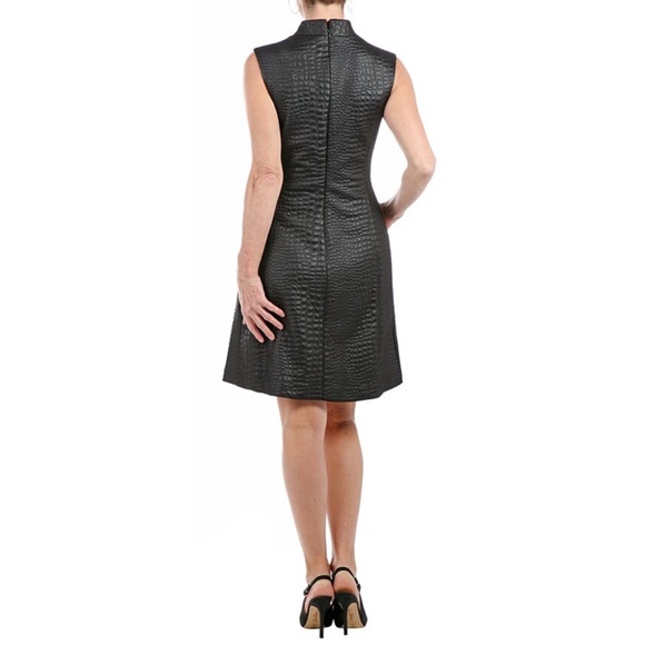 Nwt NATORI crocodile pattern jacquard dress - Picture 2 of 7